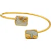 Dhwani Bansal Lune Bracelet In Gold Plated