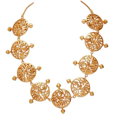 Dhwani Bansal Mayasaar Necklace In Gold Plated
