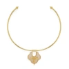 Dhwani Bansal Mosaic Choker In Gold