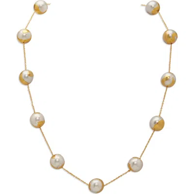 Dhwani Bansal Selene Necklace In Gold Plated