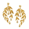 Dhwani Bansal Sooki Chandelier Earrings In Gold Plated