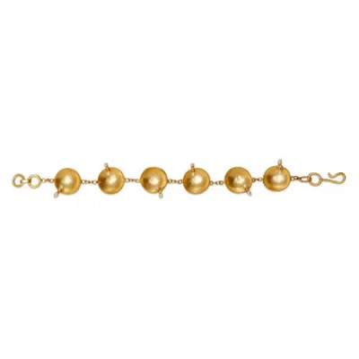 Dhwani Bansal Vitr Bracelet In Gold Plated