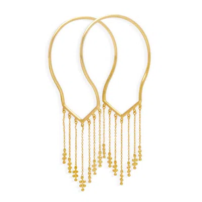 DHWANI BANSAL WOMEN'S ADJUSTABLE GOLD SILSILA CHAIN BRACELET