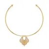 Dhwani Bansal Mosaic Choker In Gold