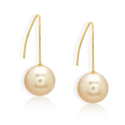 Dhwani Bansal Women's Gold Perla Earrings With South Sea Pearls