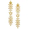 Dhwani Bansal Women's Gold / White Gold Auro Earrings With Zirconia In Gold