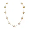 Dhwani Bansal Women's Gold / White Gold Selene Necklace With Baroque Pearls