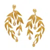 Dhwani Bansal Women's Gold / White Gold Sooki Chandelier Earrings With Baroque Pearls