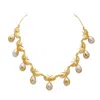 Dhwani Bansal Women's Gold / White Gold Zooni Necklace With Baroque Pearls
