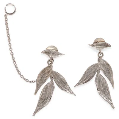 Dhwani Bansal Women's Silver Isaro Mini Ear Cuff