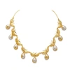 Dhwani Bansal Zooni Necklace In Gold Plated