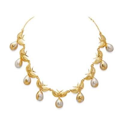 Dhwani Bansal Zooni Necklace In Gold Plated