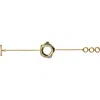 Dhwani Bhansal Aqua Bracelet In Gold Plated