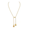 Dhwani Bhansal Boond Pendant In Gold Plated