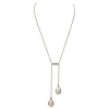 Dhwani Bhansal Boond Pendant In White Rhodium Plated
