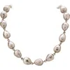 Dhwani Bhansal Luna Necklace In White Rhodium Plated