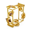Dhwani Bhansal Miva Square Bracelet In Gold Plated