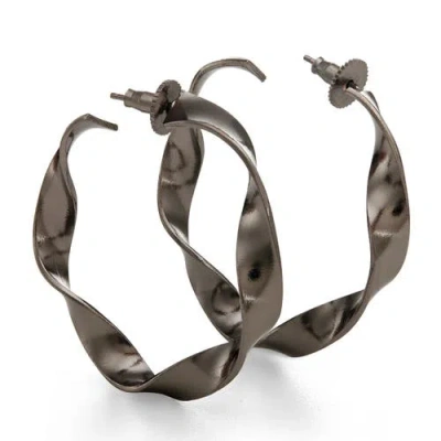 Dhwani Bhansal Sinna Hoops In Gray