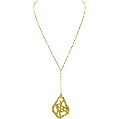 Dhwani Bhansal Tala Necklace In Gold