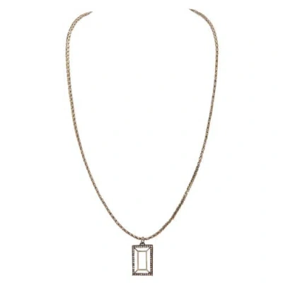 Dhwani Bhansal Vazio Pendant In Gold Plated