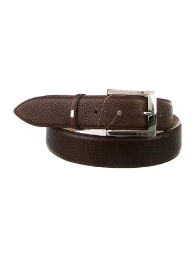 Pre-owned Di Bianco Leather Belt In Brown