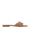 Di Gaïa Lucia Leather Sandals In Brown