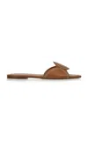 Di Gaïa Lucia Leather Sandals In Brown