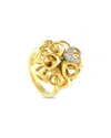 Di Modolo Icona 18k Yellow Gold Diamond Ring Di12-072825 In Gold