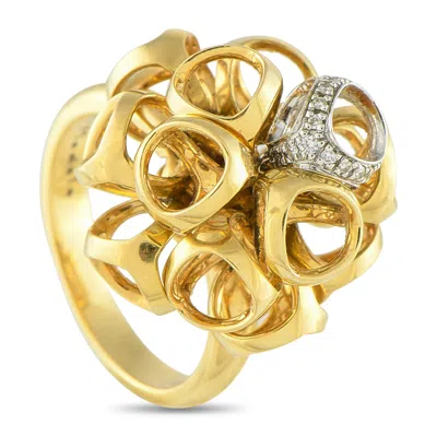 Di Modolo Icona 18k Yellow Gold Diamond Ring Di12-072825