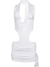 Di Petsa Draped Mini Dress In White