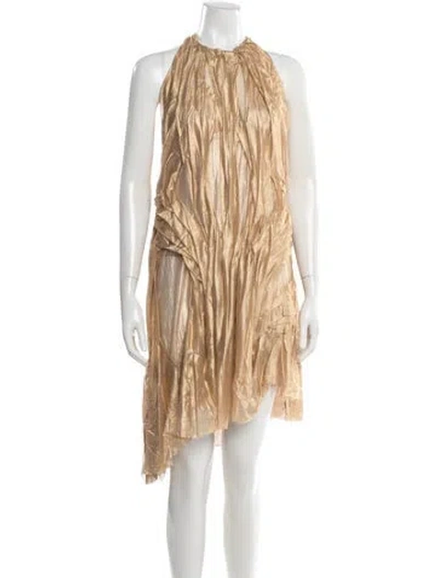 Pre-owned Di Petsa Halterneck In Gold