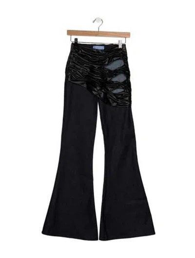Pre-owned Di Petsa High-rise Flared Jeans In Blue