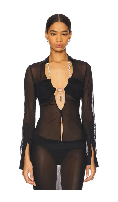 Di Petsa La Davina Shirt In 黑色