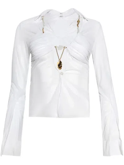 Di Petsa La Davina Shirt In White