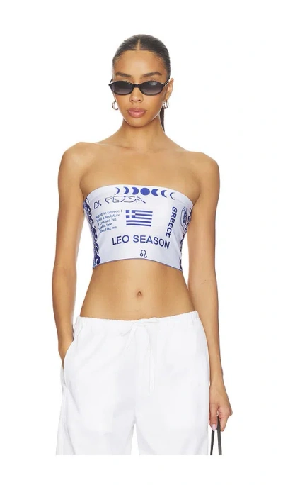 Di Petsa Leo Season Tube Top In Multi
