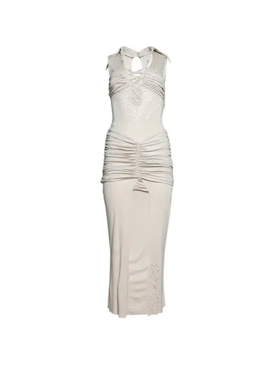 Di Petsa Ruched Dress In Multi