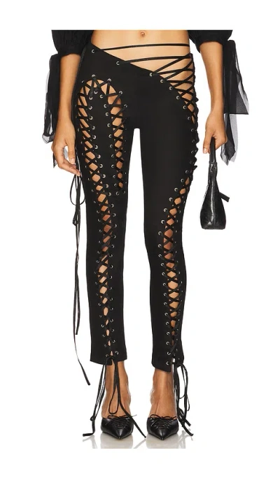 Di Petsa Siren Capri Pants In 黑色