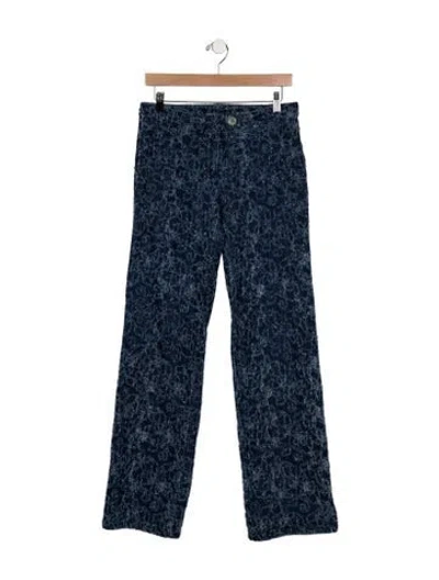 Pre-owned Di Petsa Straight-leg Jeans In Blue