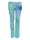 Di Petsa Wetlook Gradient Trouser Moonlight Gradient In Blue