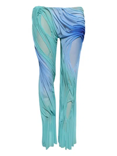 DI PETSA WETLOOK GRADIENT TROUSERS