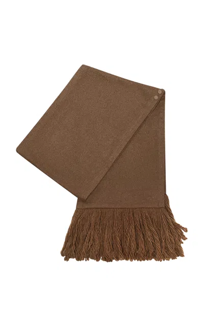 Di Stavnitser Bahra Cashmere Scarf In Brown