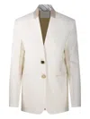 Di Stavnitser Buttoned Collar Jacket In White