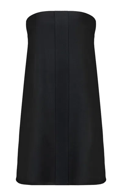 Di Stavnitser Chiarra Strapless Satin Top In Black