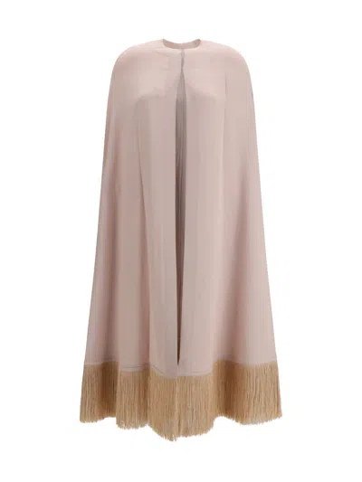Di Stavnitser Beige Viscose Coat In Neutral