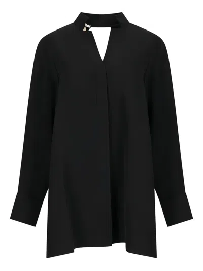 Di Stavnitser Lulu V-neck Blouse In Black