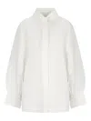 Di Stavnitser Milena Balloon-sleeve Blouse In White