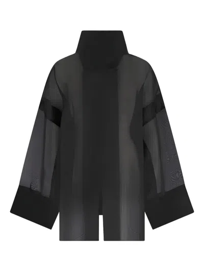 Di Stavnitser Sumi High-neck Blouse In Black