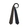 Di Stavnitser Reversible Patterned Belt Tie In Gray