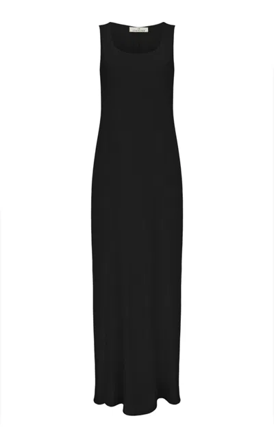 Di Stavnitser Vera Scoop-neck Gown In Black