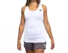 Diadem Sports Essential Racerback Tank Top In White In White